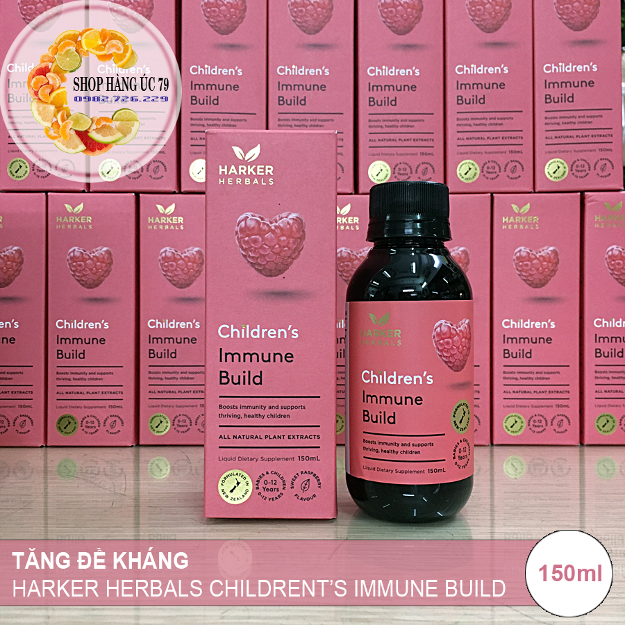 Xây Dựng Khả Năng Miễn Dịch - Harker Herbals Childrents Immune Buid 150Ml