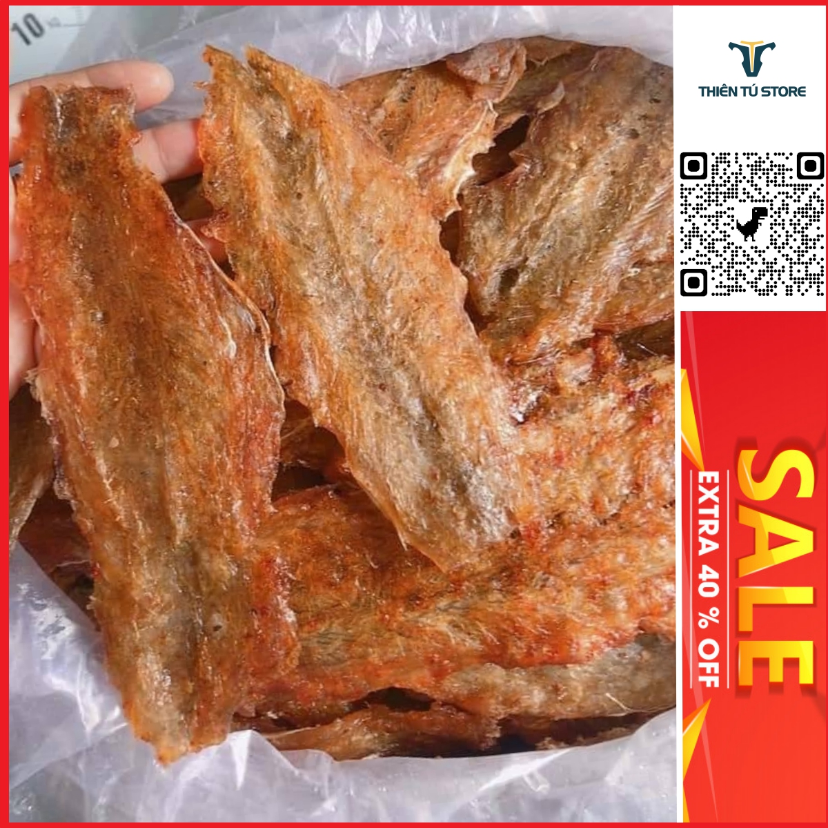 Khô cá mối nguyên con tẩm gia vị Thiên Tú  món ngon đặc sản Cà Mau nhiều dinh dưỡng dùng chiên nướng