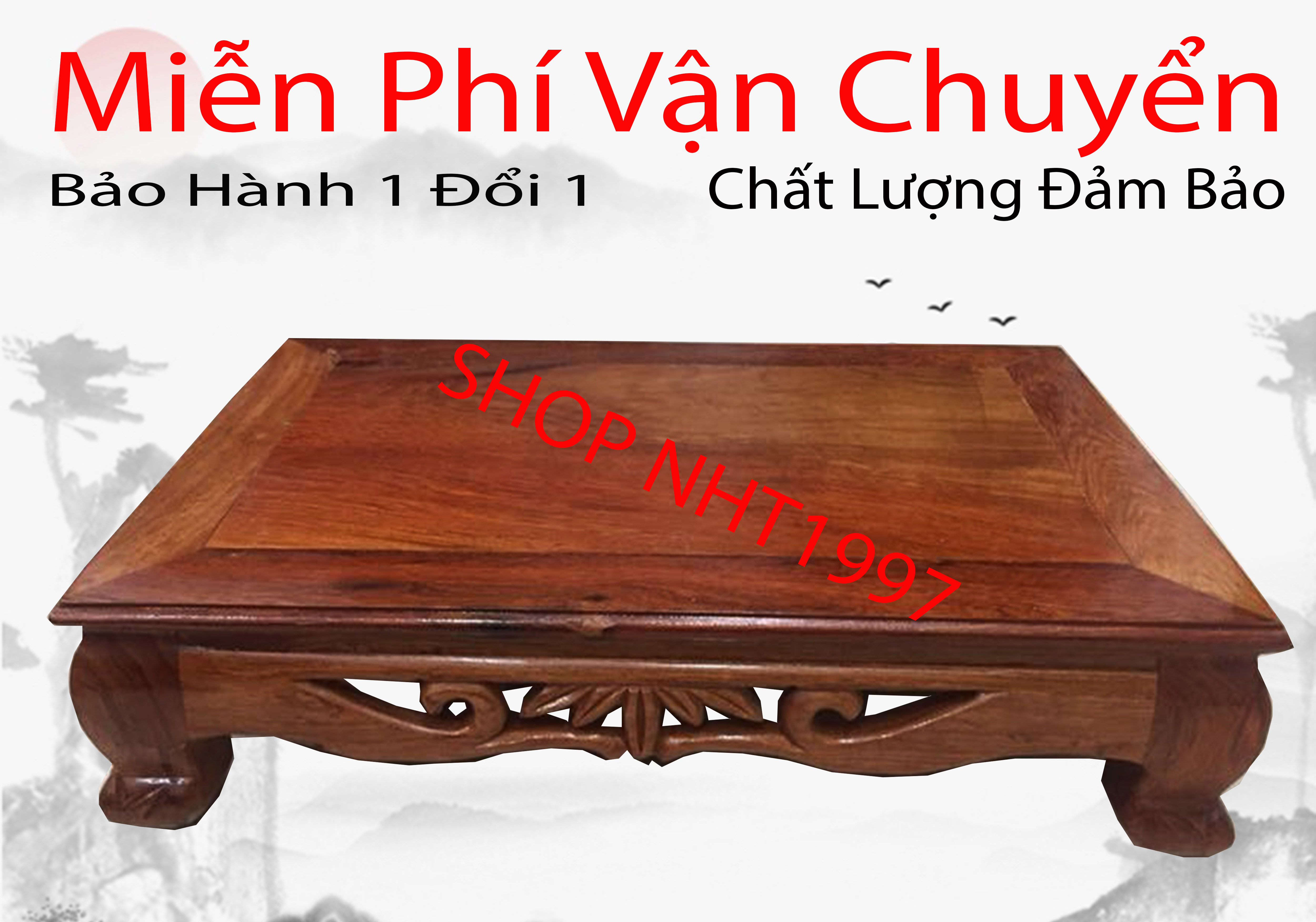 Bàn Osin Gỗ Hương Bàn osin gỗ hương thích hợp làm bàn trà hoặc kê vật dụng thờ cúng