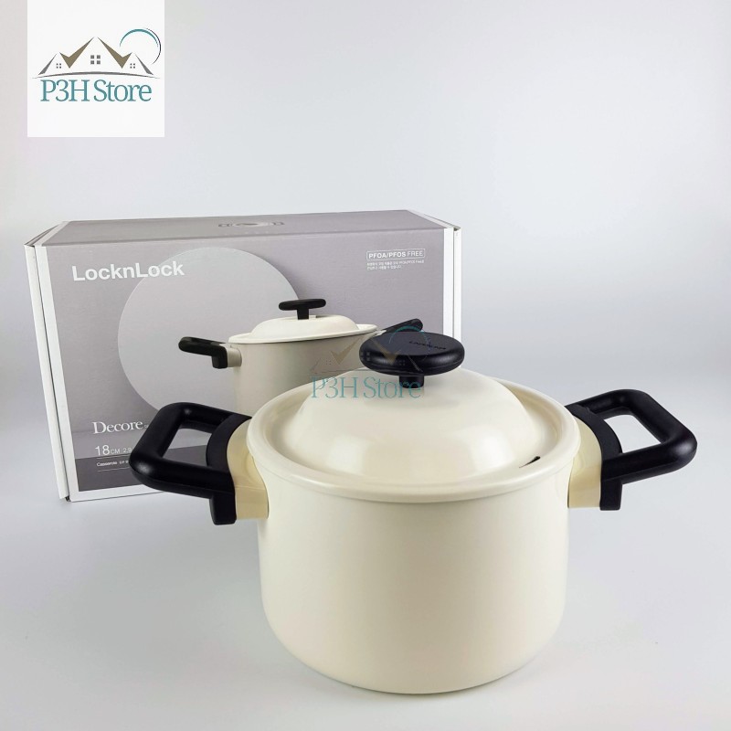 Nồi chảo chống dính Lock&Lock Decore thiết kế tinh tế nhiều màu nhiều size lựa chọn LDE1142 LDE1181 