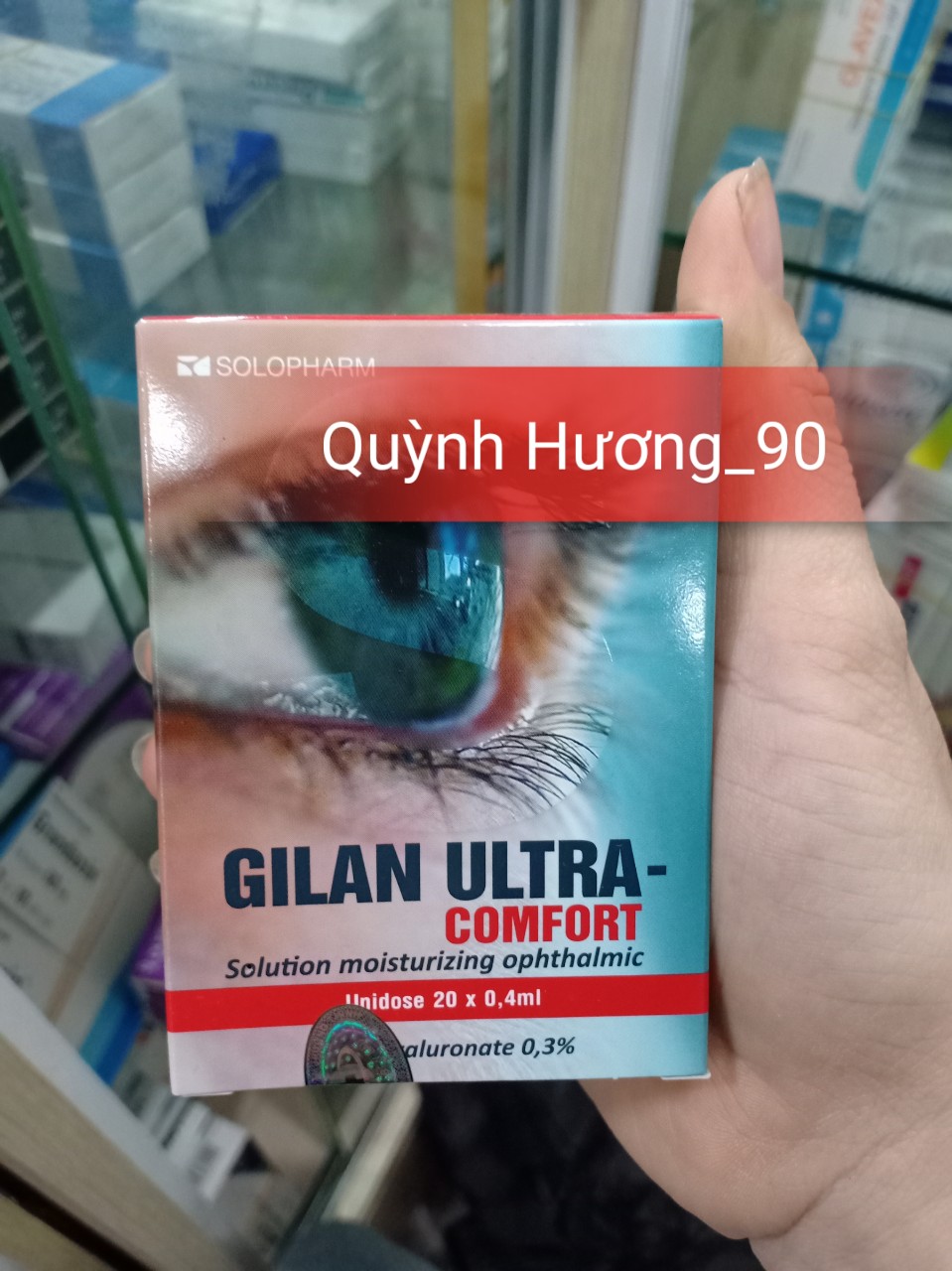 Dung Dịch Nhỏ Mắt Gilan Ultra Comfort Hộp 20 Tép