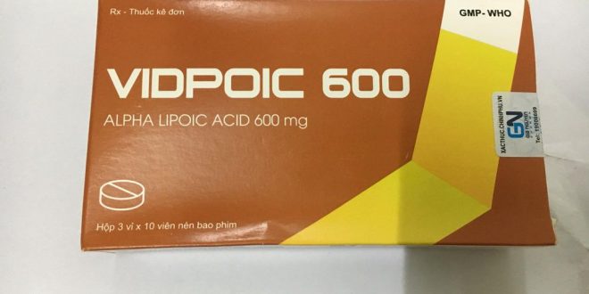 Vidpoic 600 Hộp 30 Viên – Hết Biến Chứng Tê Bì Thần Kinh Ngoại Vi Do Bệnh Tiểu Đường