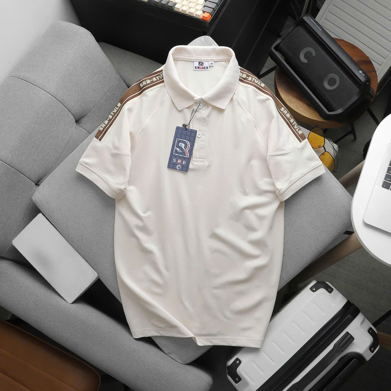 Áo Thun Nam Cổ Bẻ Form Body SRB15 Chuẩn Mẫu 3 Màu Cao Cấp Trẻ Trung Thanh Lịch Nam Tính Chất Thun Cá