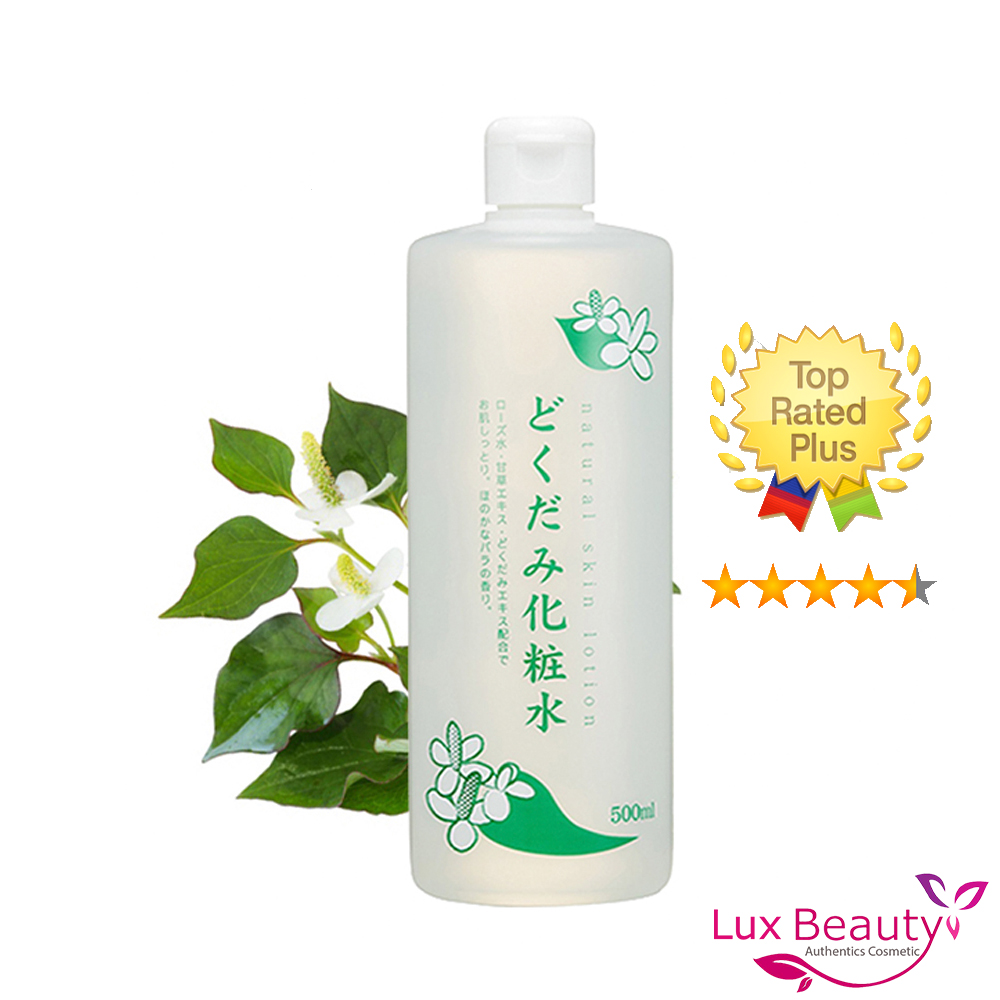 Lotion Diếp Cá Natural Skin 500Ml Cho Da Nhạy Cảm Da Dầu Mụn