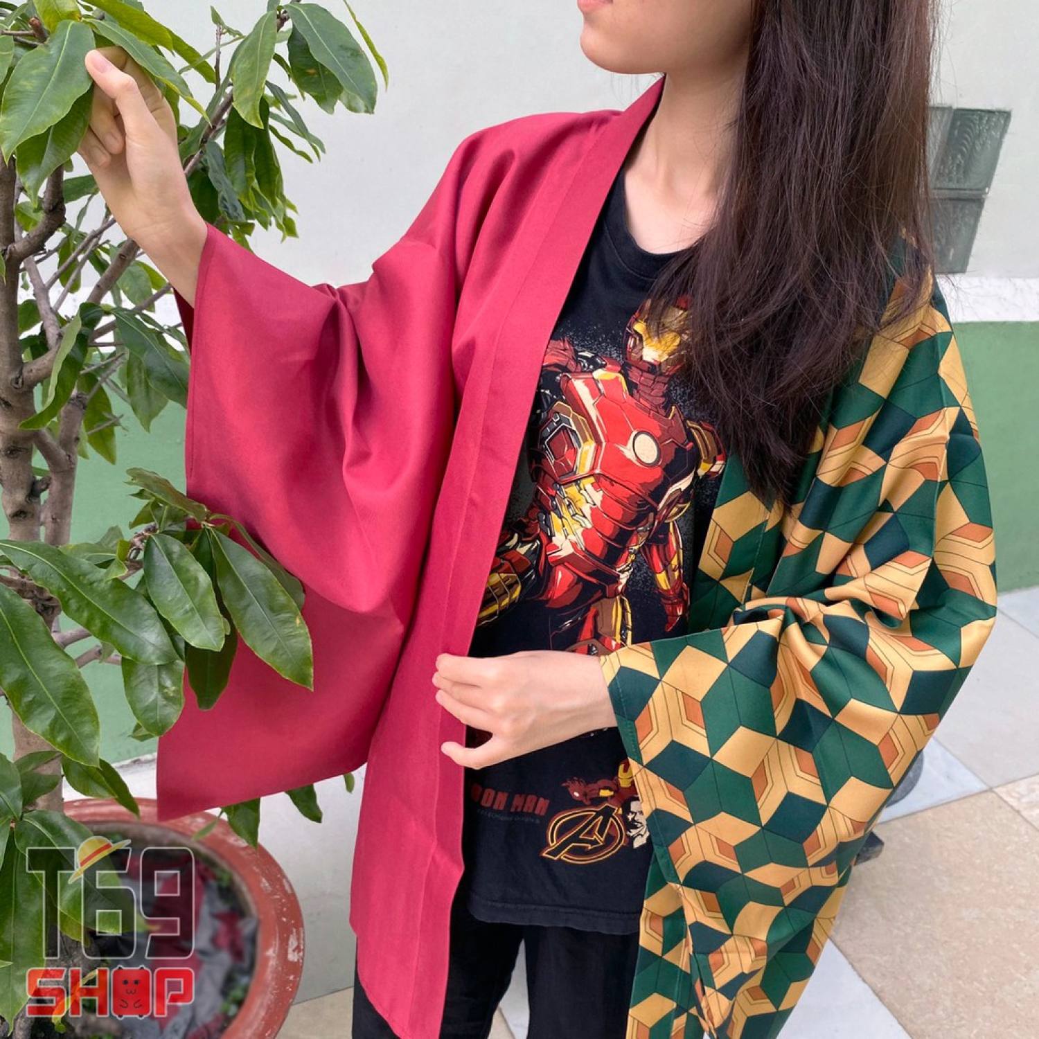 [Có sẵn] Áo haori cosplay Trùng Trụ Thủy Trụ Tanjiro Zenitsu - anime Kimetsu no Yaiba