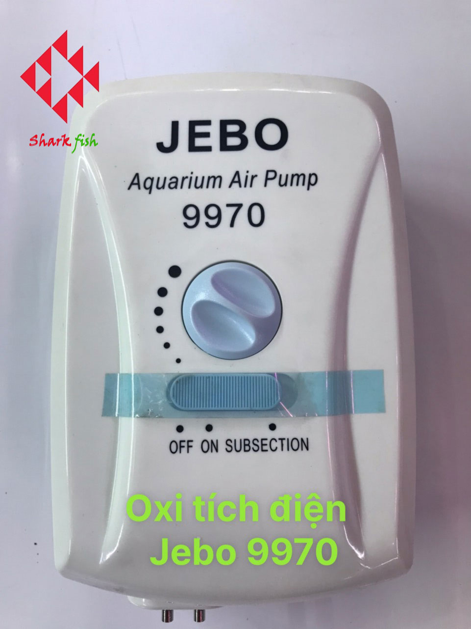 Máy oxi tích điện jebo 9970 cho hồ cá canhr2 vòi-máy sủi oxy tích điện jebo 9970 êm cho hồ cá