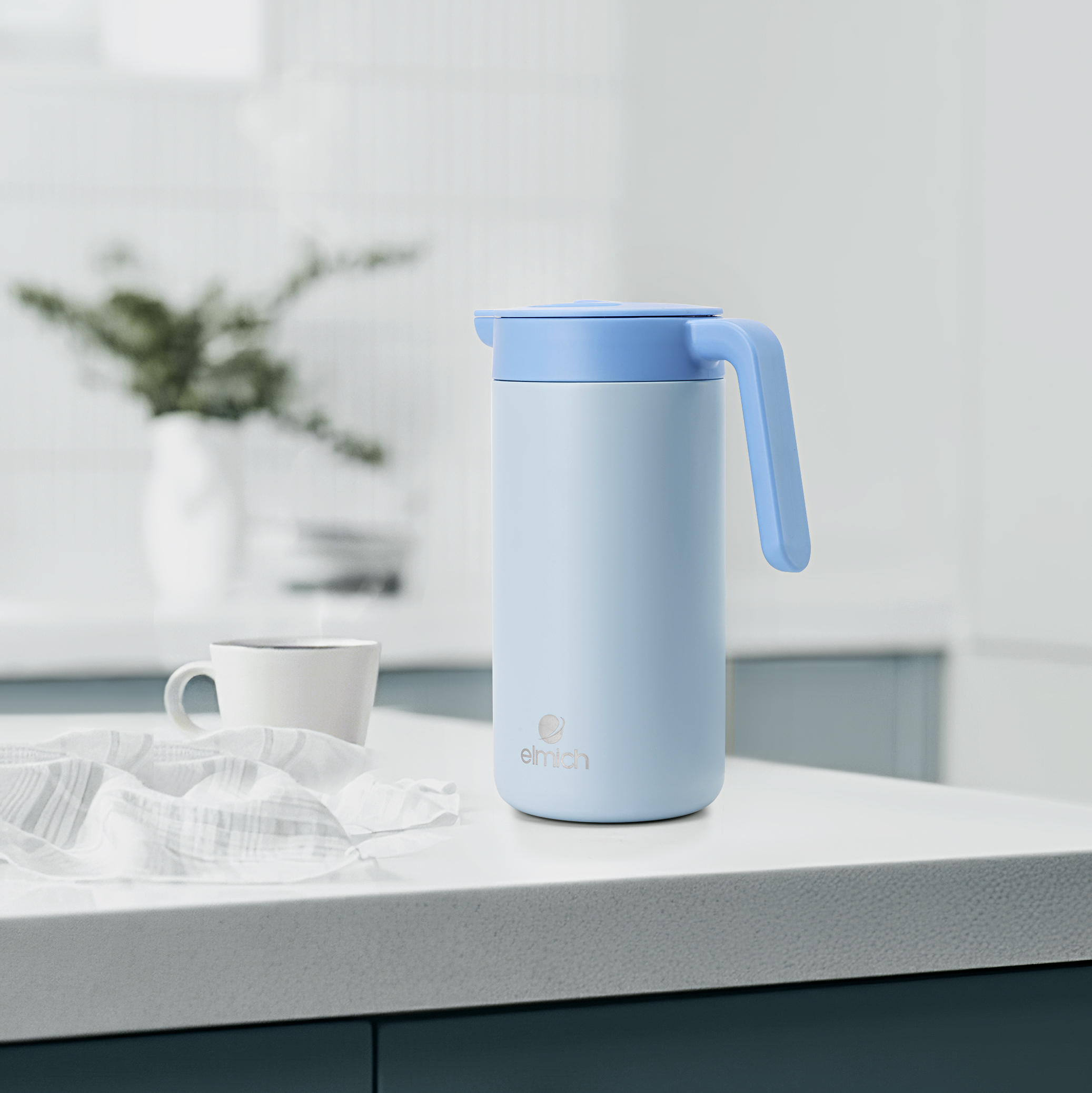 (Sale giữ chuỗi- Chỉ 01-10.11)Bình giữ nhiệt gia đình inox 304 Elmich EL8342 dung tích 800ml