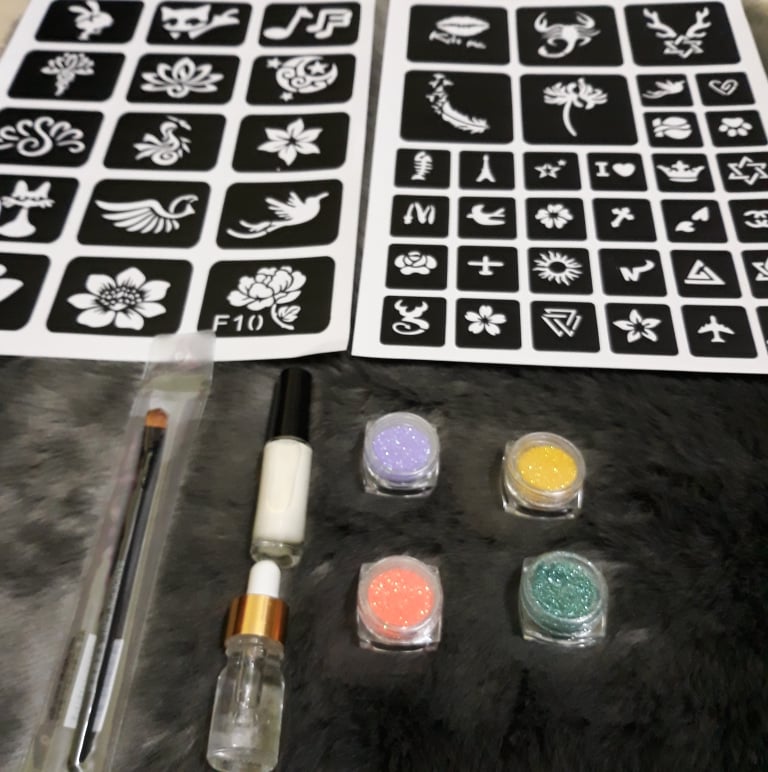 Sét dán hình xăm tattoo đầy đủ nhiều màu bền 2 tuần (không cần xăm hình vẫn có hình xăm xinh xắn)