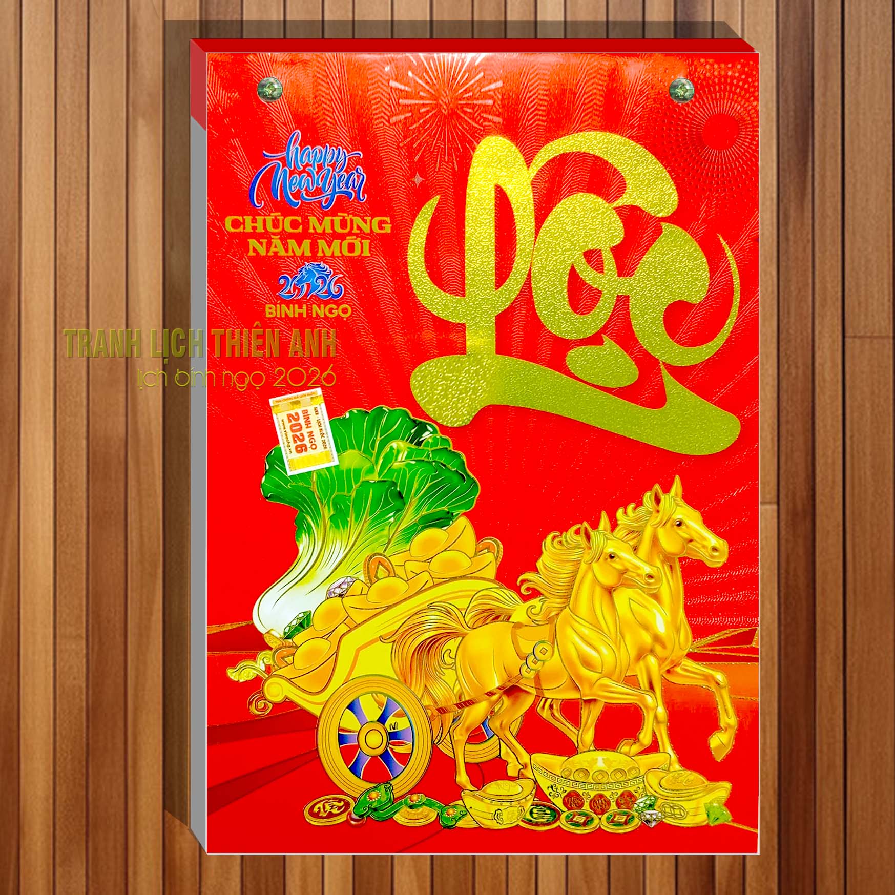 LỊCH 2026 Lịch lốc rời 14.5 x 20.5cm Chủ đề: Phong cảnh