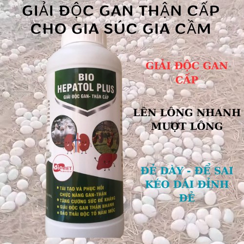 Giải Độc Gan Thận Cấp Cho Gia Súc Gia Cầm Thuốc Thú Y Bổ Gan Lợi Mật Chống Stress cho Gà Lợn Vịt.