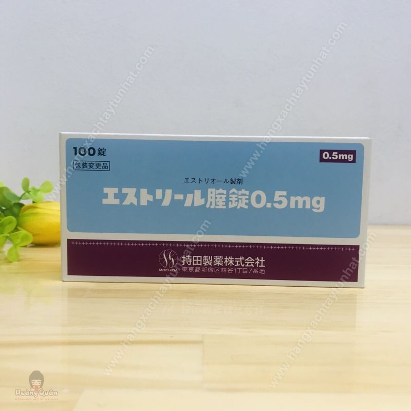 [Hcm]Vỉ 10 Viên Đặt Phụ Khoa Nhật Bản Mochida 0.5Mg