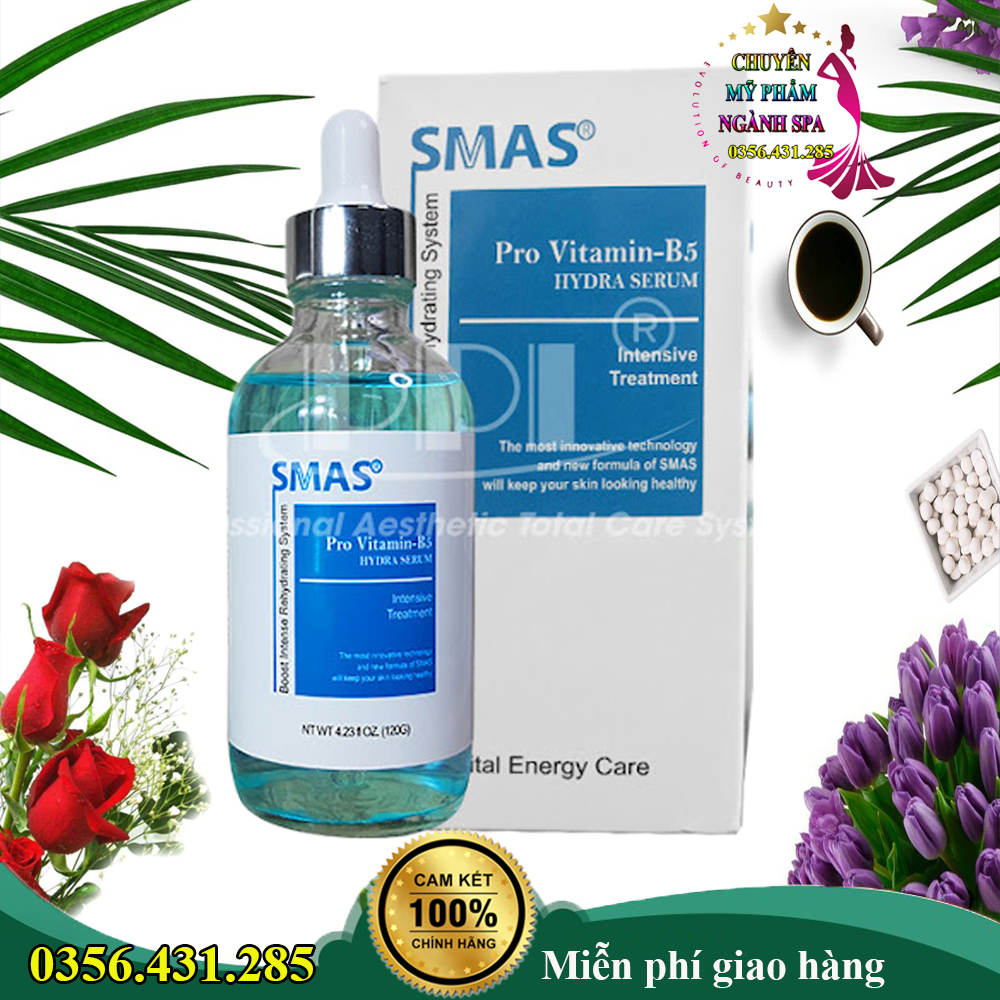 Tinh Chất Phục Hồi Và Cấp Ẩm Smas Pro Vitamin B5 Hydra Serum