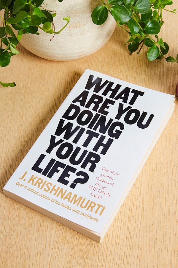 Book What Are You Doing With Your Life by J. Krishnamurti