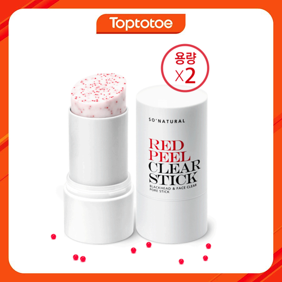 Thanh Lăn Dành Cho Mụn Đầu Đen Red Peel Clear Stick Pore Blackhead & Face 23G