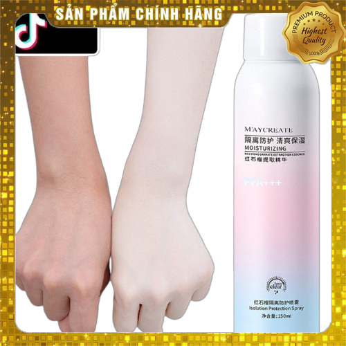 [HCM]Xịt chống nắng maycreate 150ml - cam kết chính hãng