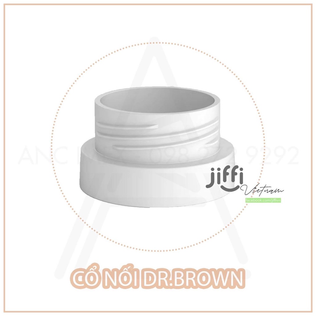 Phụ kiện Cổ nối bình sữa các loại và ron cao su sử dụng cho máy hâm sữa Jiffi