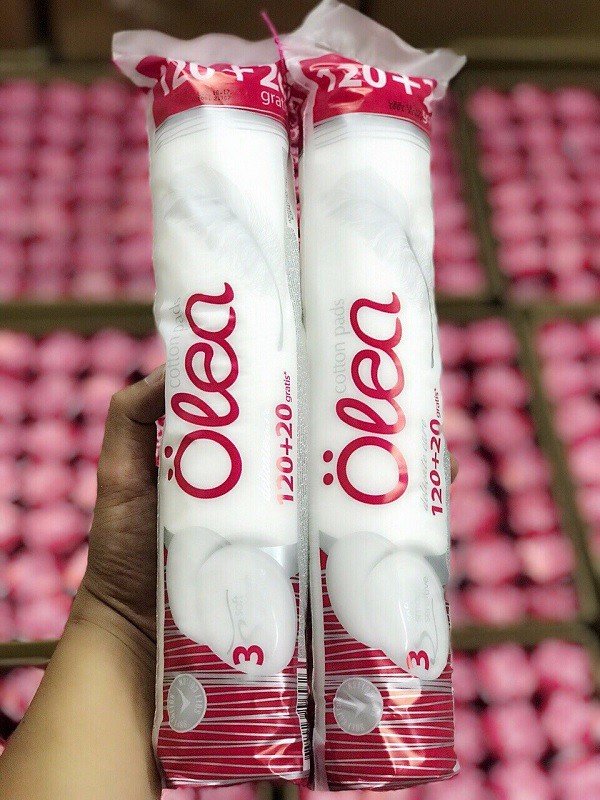 Bông tẩy trang Olea cottton pad 140 miếng