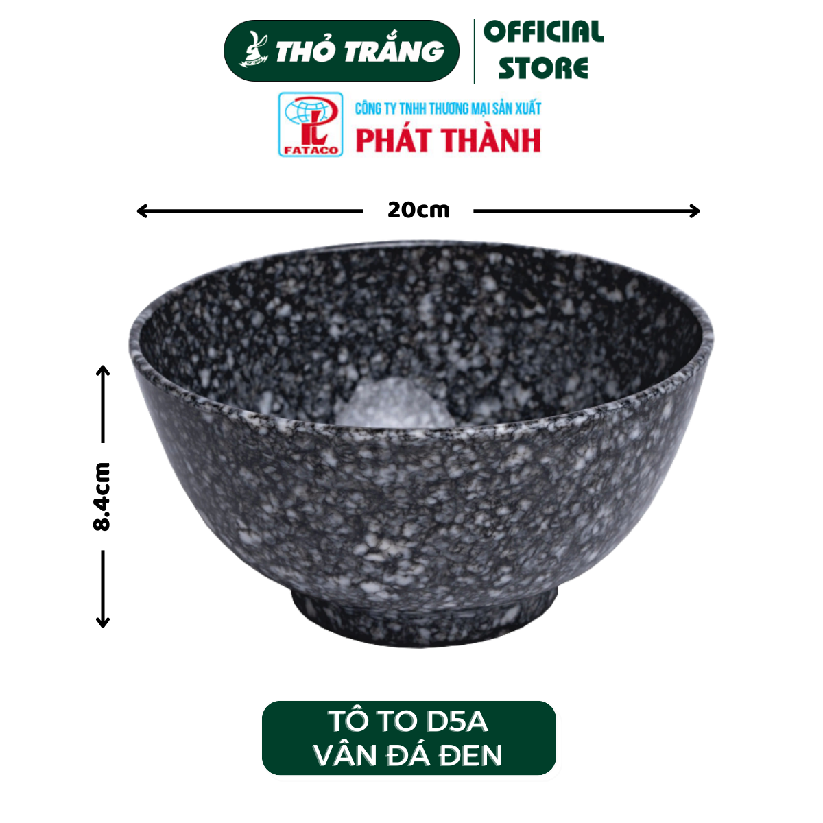 Tô Vân Đá Đen nhựa Melamine cao cấp Fataco Việt Nam