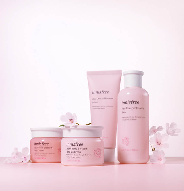 Bộ Kem Dưỡng Trắng Da/ Bộ Dưỡng Ẩm Trắng Da Chiết Xuất Lá Hoa Anh Đào Innisfree Jeju Cherry Blossom Cream Duo Set Frorence86 Store