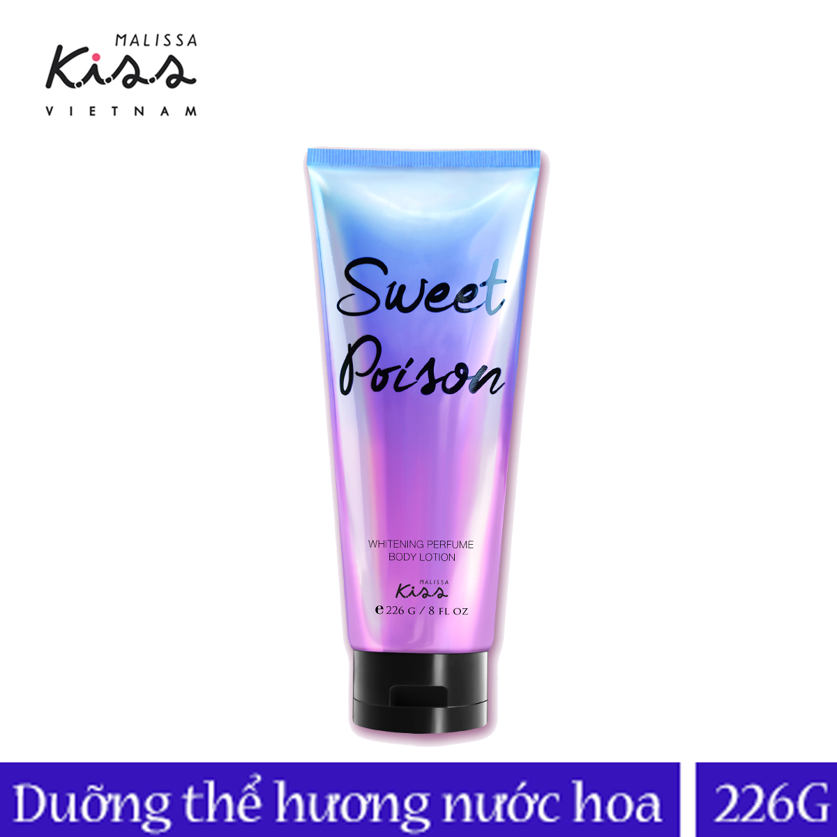 [Hcm]Sữa Dưỡng Trắng Da Toàn Thân Hương Nước Hoa Sweet Poison 226G