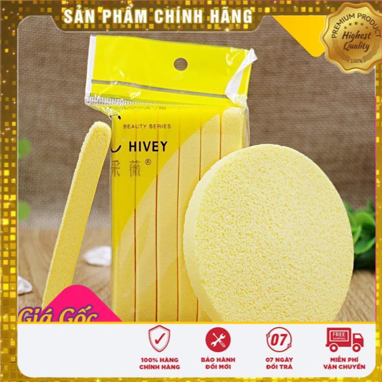 Hàng Hot Trend 2021 Gói 12 Thanh Bông Mút Bọt Biển Rửa Mặt Dạng Nén Chivey