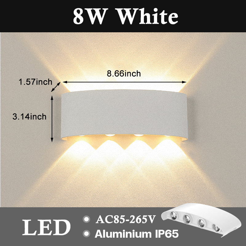 đèn ngủ gắn tường 4W 6W 8W đèn gắn tường đèn trang trí gắn tường 220V đèn tường hiện đại Phòng khách phòng ngủ decor phòng ngủ đèn hắt tường ngoài trời