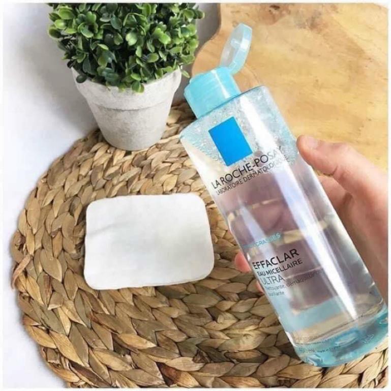 Tẩy trang laroche posay cho da dầu mụn và nhạy cảm 400ml