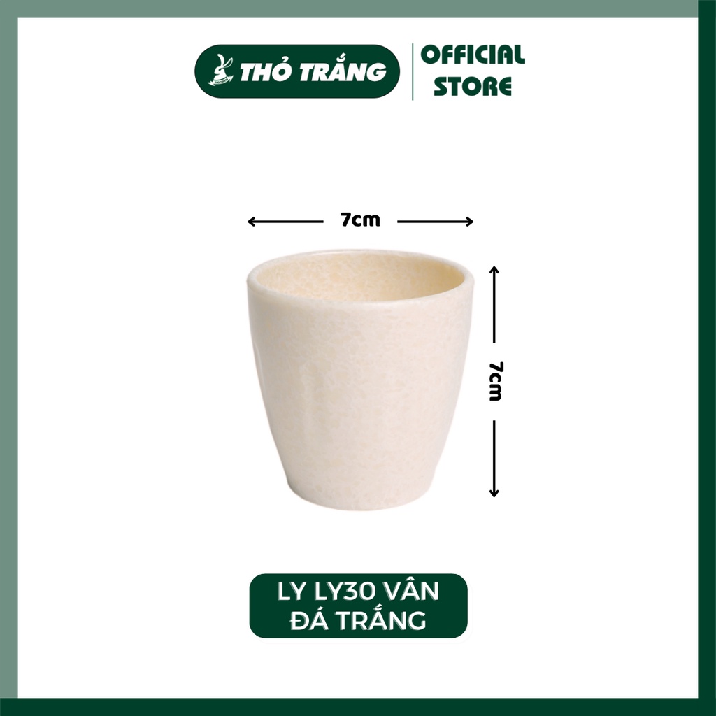 Ly Uống Nước Vân Đá Trắng Nhựa Melamine Cao Cấp Fataco Việt Nam