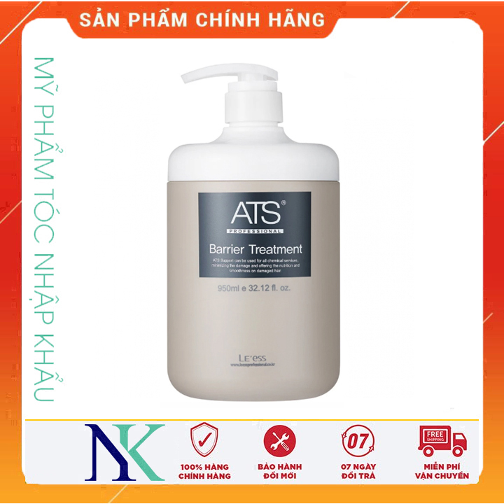 [Hcm]Kem Hấp Ats Barrier Treatment Củng Cố Biểu Bì Tóc 950Ml