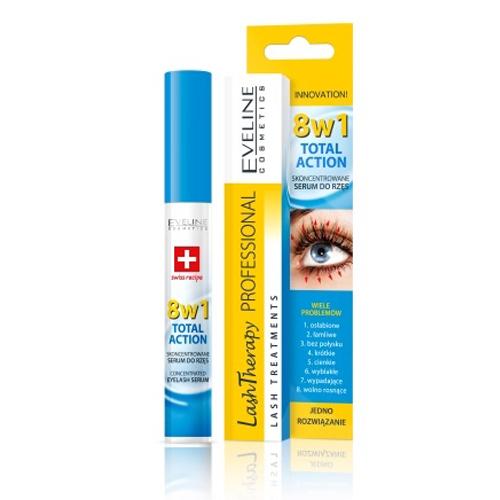 Huyết thanh 8in1 Eveline dưỡng mi Nga 10ml
