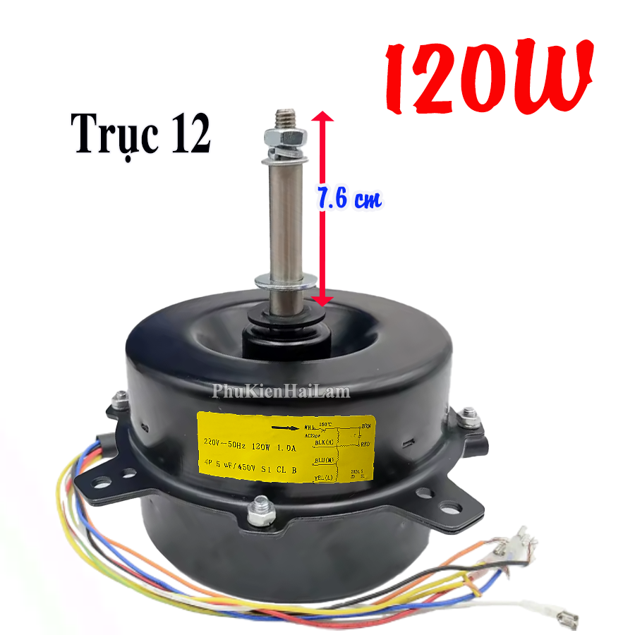 Motor Quạt Hơi Nước 120W Mô tơ quạt hơi nước Quạt điều hoà