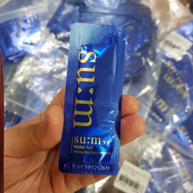 [HCM]Set 10 gói tinh chất Sum cung cấp nước Sum Water Full Intense Enriched Ampoule mẫu mới 2020 chất lượng sản phẩm đảm bảo an toàn đến sức khỏe người dùng và cam kết hàng đúng mô tả