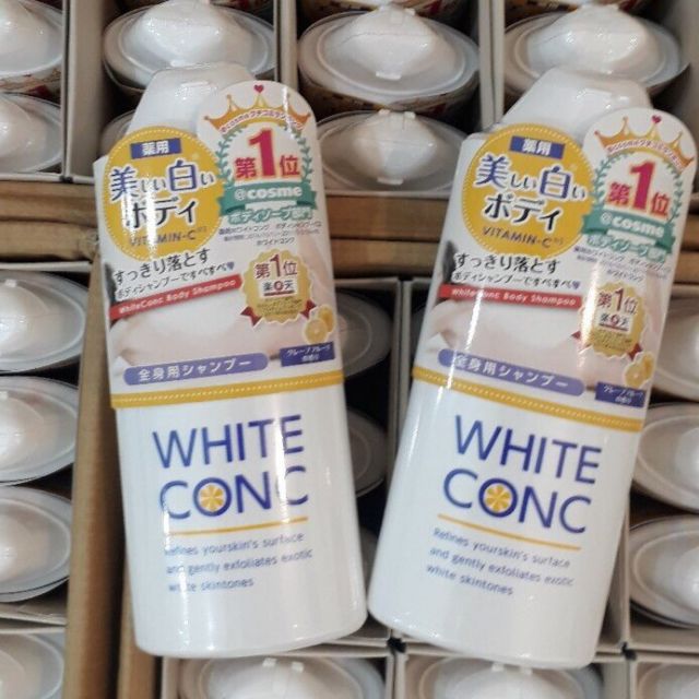 Sữa Tắm Trắng Da White Conc Nhật Bản 360Ml Chiết Xuất Từ Các Thành Phần Tự Nhiên Sản Xuất Theo Công Nghệ Hiện Đại An Toàn Cho Người Sử Dụng