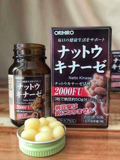 [Hcm][Nội Địa Nhật]Viên Uống Chống Đột Qụy Orihiro Nattokinase Nhật Bản 60 Viên