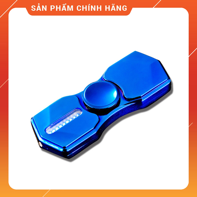 Hộp Quẹt Bật Lửa Hồng Ngoại Kiêm Đèn Pin Sạc Điện USB Kiểu Dáng Con Quay Spinner Tạo 12 Hiệu Ứng Đèn