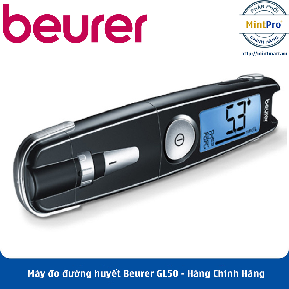 Máy đo đường huyết Beurer GL50 – Hàng Chính Hãng