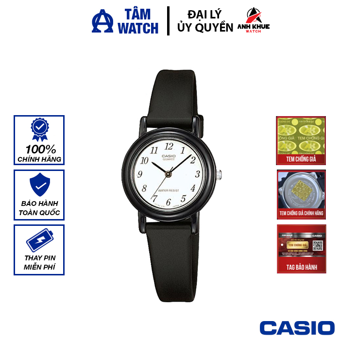 Đồng hồ nữ dây nhựa Casio Standard chính hãng Anh Khuê LQ-139 Series (25mm)