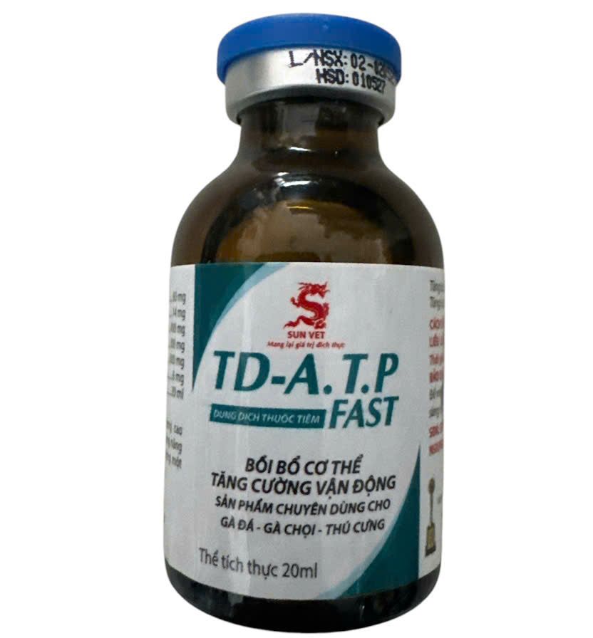 Atp fast 20ml  tăng lực tăng bo lỳ đòn hồi s.ức.. cho gà đá