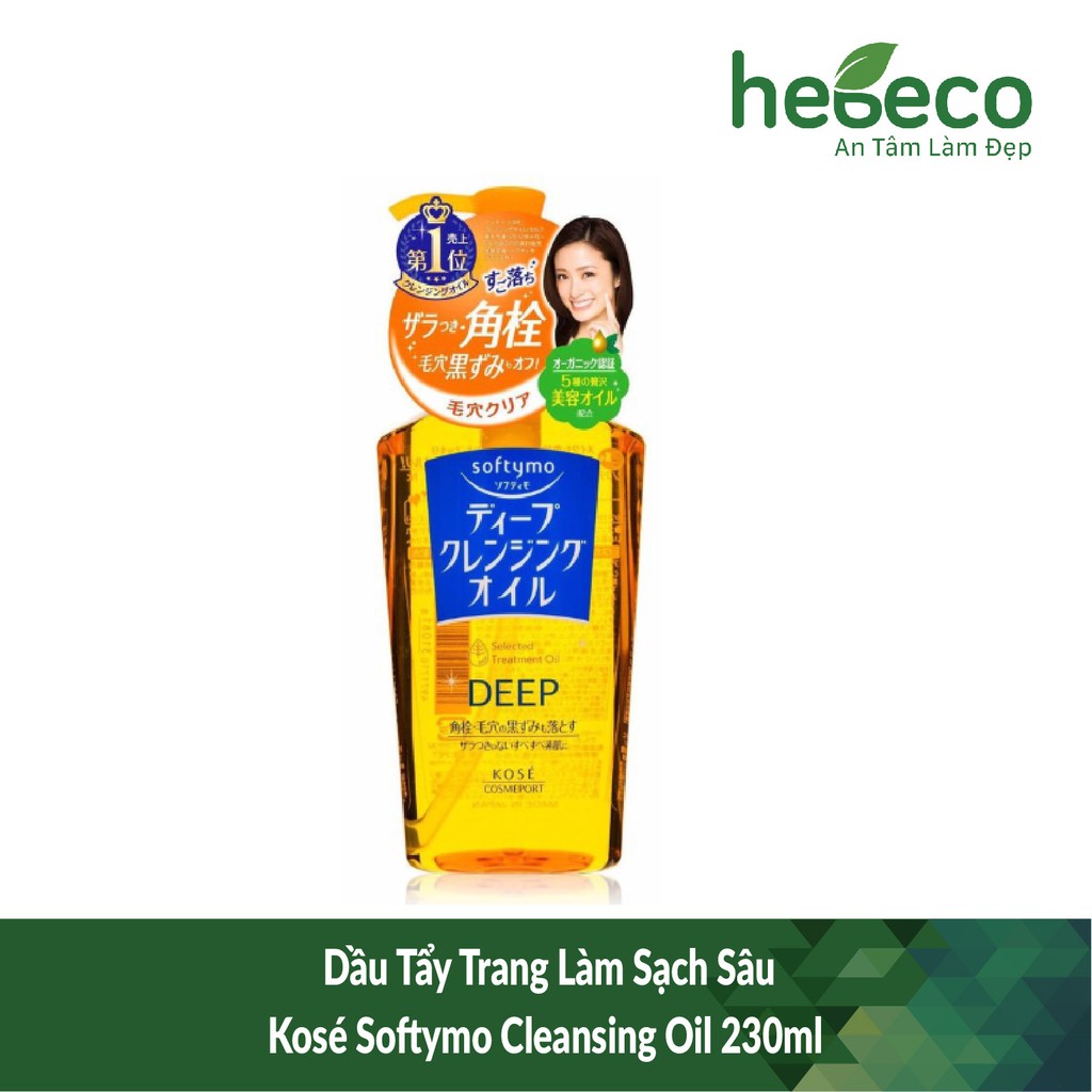 Dầu Tẩy Trang Làm Sạch Sâu Kosé Softymo Cleansing Oil 230Ml - Nhật Bản Cam Kết Hàng Đúng Mô Tả Chất Lượng Đảm Bảo An Toàn Đến Sức Khỏe Người Sử Dụng