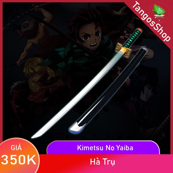 [ TẶNG QUÀ + FREESHIP ] Mô hình Kiếm Gỗ Kimetsu No Yaiba Viêm Trụ - Rengoku - Kiếm Thanh Gươm Diệt Q