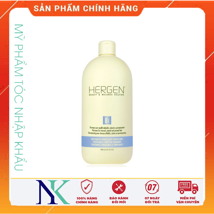 [Hcm]Dầu Gội Cho Tóc Yếu Do Sử Dụng Hoá Chất Bes B1 For Sressed Shampoo 1000Ml