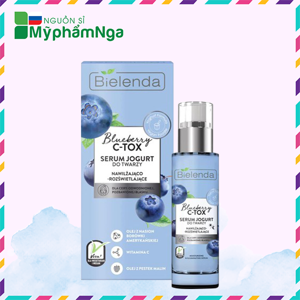 [Hcm]Serum Bielenda Blueberry C - Tox Trắng Sáng Da Dưỡng Ẩm