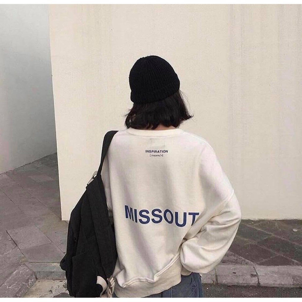 [HCM]Áo Sweater MISSOUT Basic Xịn Sò