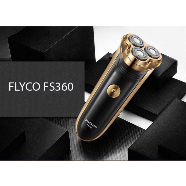 Máy Cạo Râu Flyco Fs360 Fs361 Fs262 Fs363 3 Lưỡi Cạo Kèm Tăng Đơ