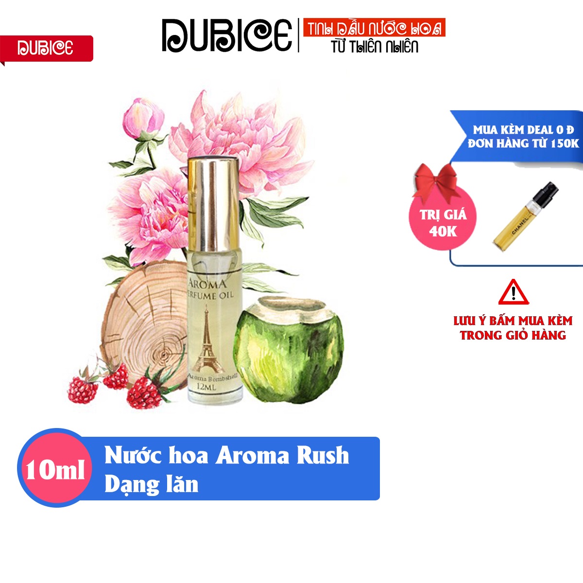 Tinh Dầu Nước Hoa Aroma Irish Rush Dạng Lăn 10Ml