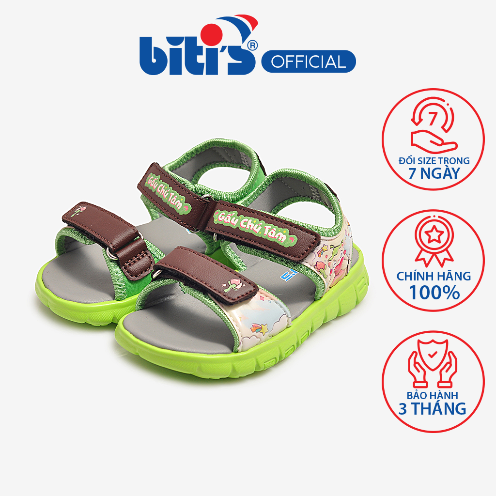 Sandal Trẻ Em Bitis BEB003000XLC (XANH LÁ CÂY)