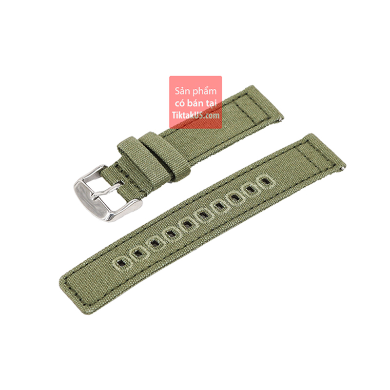 [HCM]Dây đồng hồ chốt thông minh vải dù Quick Release - size 18mm - 20mm - 22mm