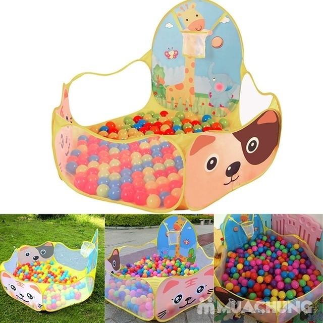 Nhà bóng hình chú hươu cao cổ tặng kèm 100 bóng