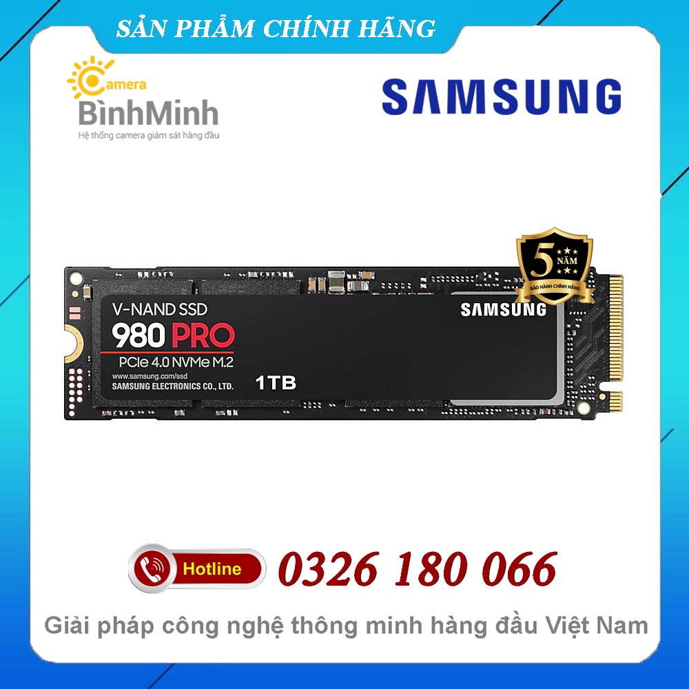 Ổ Cứng SSD 1TB 2TB Samsung 980 Pro Gen4 x4 NVMe M2 PCIe 2280 (MZ-V8P1T0BW / MZ-V8P2T0BW)