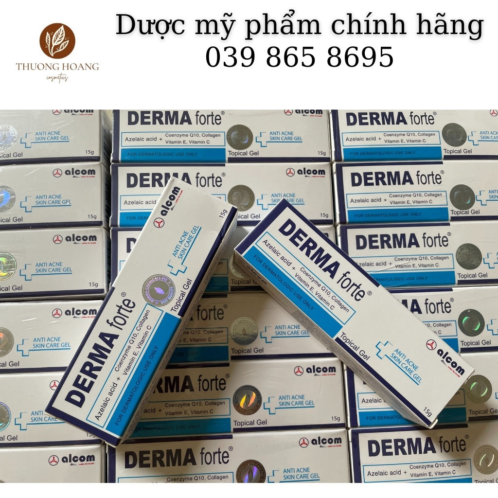 [Chính Hãng] Derma Forte15G - Gel Giảm Mụn Ngừa Thâm Sáng Da